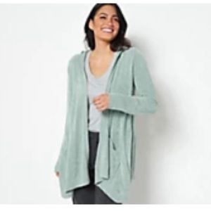 BAREFOOT DREAMS hooded ‘seashore’ cardigan